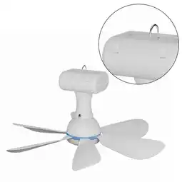 Walmart lanema Compact Travel Fan For Tents USB Rechargeable,Ceiling Canopys Remote Control offer