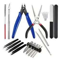 Walmart 17 Pieces Metal Model Tools Kits Shape Bending for Basic Model Building offer