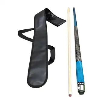 Walmart yotijay Pool Cue Billiard /2 Split with Carrying Bag 58 inch Wood Snooker Cue for s Blue offer