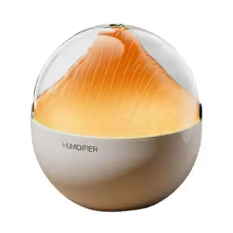 Walmart yotijay Air Humidifier Tabletop Humidifier Ornament Atmosphere Light Personal Humidifier Orange offer