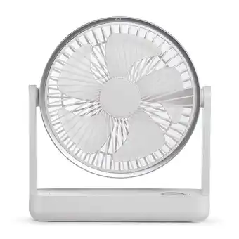 Walmart XISAOK USB Desk Fan 4 Speeds Small Desk Fan Strong Wind Portable Mini Desktop Table Fan offer