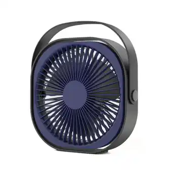 Walmart XISAOK 6'' Small USB Powered Desk Fan 3 Speeds Desktop Table Cooling Fan 360° Rotatable offer