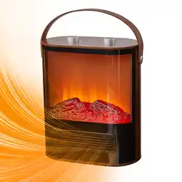 Walmart Portable Electric Fireplace Heater offer