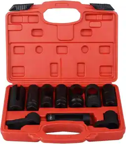 Walmart FungLam 10Pcs Oxygen Sensor Socket Set Sensor Oil Pressure Sending Unit Removal Kit offer