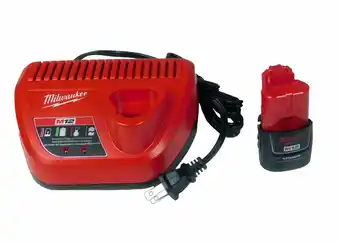 Walmart Milwaukee 48-59-2401 AND (1) 48-11-2420 12V Lithium-Ion Charger and Battery offer