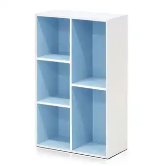 Walmart 11069WH-LBL 5-Cube Reversible Open Shelf, White & Light Blue offer