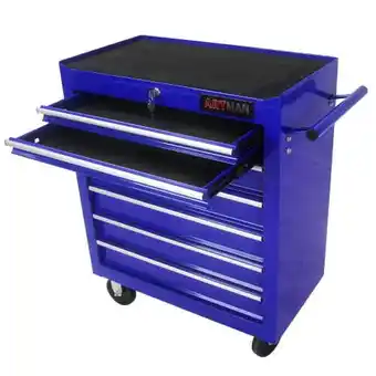 Walmart 7 DRAWERS MULTIFUNCTIONAL TOOL CART WITH WHEELS-BLUE offer