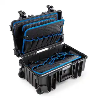 Walmart B&W International Jumbo 6600 Rolling Tool Case, with Pocket Tool Boards, Large, Black offer