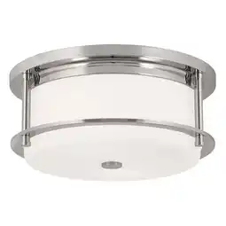 Walmart Kichler Lighting - Brit - 2 Light Flush Mount-5.25 Inches Tall and 12 Inches offer