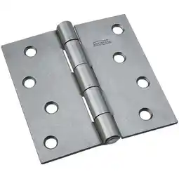 Walmart National 4 In. Square Steel Broad Door Hinge N140681 Pack of 5 offer