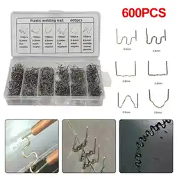 Walmart 600Pcs Plastic Repair Machine Welding Hot Stapler Bumper Fender Welder Staples offer