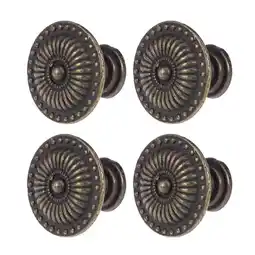 Walmart 4pcs Vintage Cabinet Drawer Cupboard Pull Handle Knob (Bronze) offer