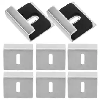 Walmart 8pcs Mirror Clips Wall Mounting Glass Clips Frameless Glass Display Hanger Clips offer