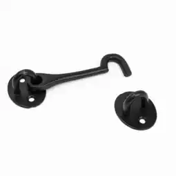 Walmart Hook And Eye Latch For Doors And Gates Solid Cast Iron Lock | 1-Pack offer