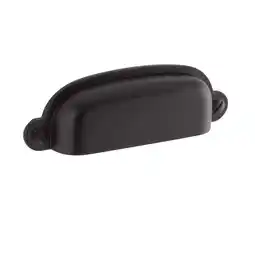 Walmart Sumner Street Home Hardware Garner 2-3/4 Matte Black Cup Pull offer