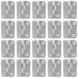 Walmart 20 Pcs Anti Rust Mini Hinge Cabinet Hinges for Cupboard Doors Antique Heavy Accessories Iron offer