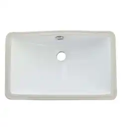 Walmart Kingston Brass Lb18127 Courtyard 18-1/4 Rectangular Ceramic Undermount Bathroom Sink offer