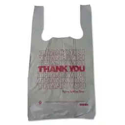 Walmart Barnes Paper Company Plastic Thank You T-Sacks, 6 x 4 x 15, 2 Mil, 2000 Bags offer