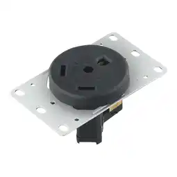 Walmart Flush Mounting Receptacle Nema 5-30R, 30A 125V Three-Hole Rv Straight Plug offer