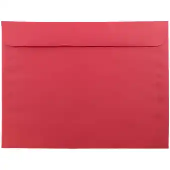 Walmart JAM Paper 9 x 12 Booklet Envelopes, Red, 25 per Pack offer