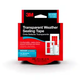 Walmart 3M Interior Weather Sealing Tape, Clear, 30 Foot Roll offer