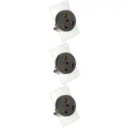 Walmart Set of 3 30 Amp Rv Outlet Receptacle for Travel Accessories Sockets Industrial Abs offer