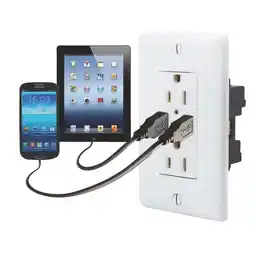 Walmart Valterra Products LLC DG61070VP 120V Double Usb Charger Double Outlet White offer