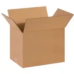 Walmart ShippingSuppliesByMail Kraft Corrugated Boxes ECT-32, 14 x 10 x 10, 25/Case offer