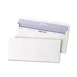 Walmart Reveal-N-Seal Envelope, #10, Commercial Flap, Self-Adhesive Closure, 4.13 x 9.5, White, 500/Box offer