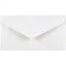 Walmart JAM Paper Monarch Envelopes, 3 7/8 x 7 1/2, White, 50/Pack offer