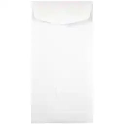 Walmart JAM Paper & Envelope No. 7 Coin Business Envelopes, 3 1/2 x 6 1/2, White, 100/Pack offer