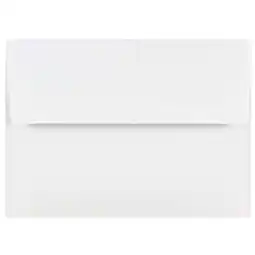 Walmart JAM Paper A6 Invitation Envelopes, 4 3/4 x 6 1/2, White, Bulk 250/Box offer