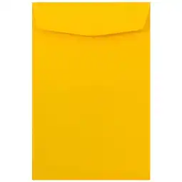 Walmart JAM Paper 6 x 9 Catalog Envelopes, Sun Yellow, 10/Pack offer