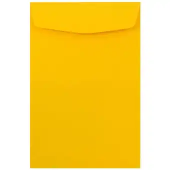 Walmart JAM Paper 6 x 9 Catalog Envelopes, Sun Yellow, 10/Pack offer