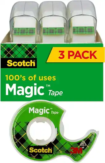 Walmart Scotch TAPE,3-4 X 300,3-PK,CR 3105 3105 USS-MMM3105 offer