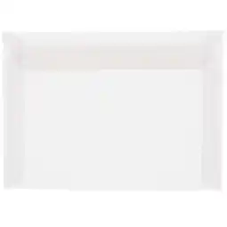 Walmart JAM Paper 9 x 12 Booklet Translucent Envelopes, Clear, 25 per Pack offer