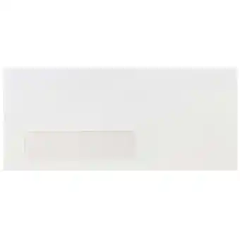 Walmart JAM Paper #10 Business Commercial Window Envelopes, 4 1/8 x 9 1/2, White, 100 per Pack offer