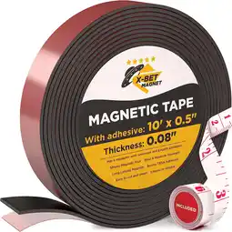 Walmart X-bet Flexible Magnetic Tape , Magnetic Strips (1/2 Inch x 10 Ft) offer