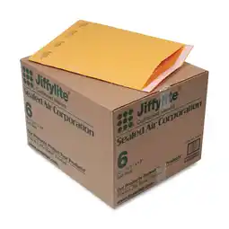 Walmart Sealed Air JiffyLite Cellular Cushioned Mailer, #6, 12.5x19, 50 pack offer