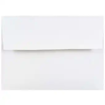 Walmart JAM Paper 4Bar A1 Invitation Envelopes, 3 5/8 x 5 1/8, White, 100/Pack offer