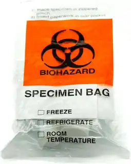 Walmart Biohazard Bags with Extra Pocket, 6 x 9, 1,000 Bags by Sponix BioRx offer