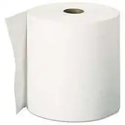 Walmart Kleenex Non-Perforated Hardroll Paper Towel Rolls, White, 6 rolls offer