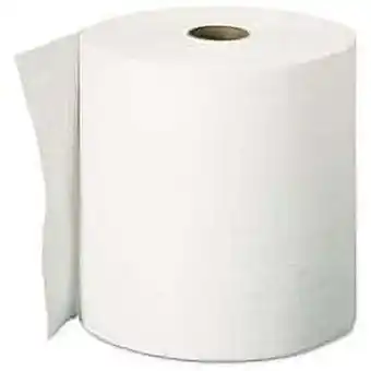 Walmart Kleenex Non-Perforated Hardroll Paper Towel Rolls, White, 6 rolls offer