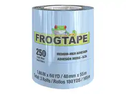 Walmart FrogTape 250 Light Blue 1.81 in. x 60 yd. Moderate Temperature Performance Masking Tape, 3 Rolls offer