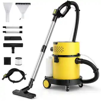 Walmart YYAo Dorm Rooms Vacuum, Vacuum Cleaner, 4-in-1 Portable Wet Dry Vacuum Cleaner-Yellow offer