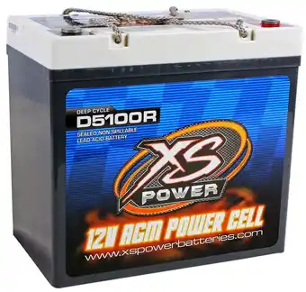 Walmart XS Power D5100R 12V Reverse Polarity 3100 Amp Sealed Powercell Car Battery offer