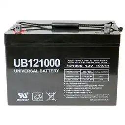 Walmart UPG 12V 100Ah AGM Sealed Lead Acid Battery UB121000 Group 27 offer