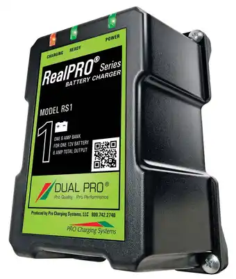 Walmart Dual Pro RealPRO Series Battery Charger - 6A - 1-Bank - 12V offer