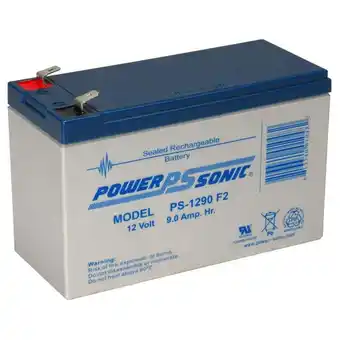 Walmart Power-sonic Lead Acid Battery, F2, 9 Amp Hour offer