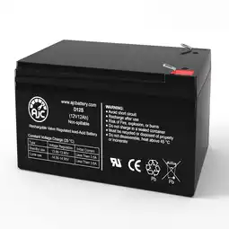 Walmart Leoch DJW12-12 T2 12V 12Ah UPS Battery - This Is an AJC Brand Replacement offer